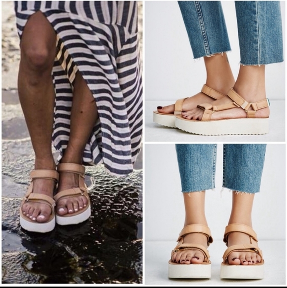 ISO Free People Teva Universal Crafted Flatform - Picture 2 of 3